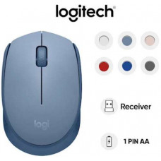 CHUỘT VI TÍNH (MOUSE) LOGITECH M171 WIRELESS/XANH XÁM (BLUE GREY)