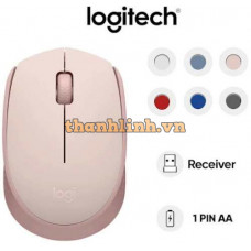 CHUỘT VI TÍNH (MOUSE) LOGITECH M171 WIRELESS/HỒNG (ROSE)