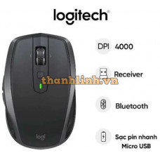 Chuột máy tính không dây Logitech Mx Anywhere 2S (Đen)