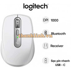 Chuột không dây bluetooth Logitech MX Anywhere 3 For MAC (Xám)