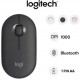 Chuột không dây bluetooth Logitech Pebble M350 (Đen)