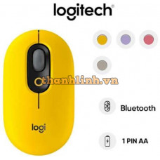 Chuột không dây bluetooth Logitech POP (Vàng)