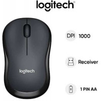 Chuột không dây Logitech Silent M220 (Đen)