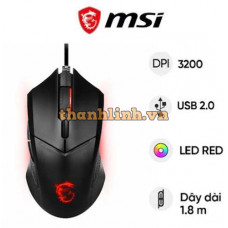Chuột gaming MSI Clutch GM08 (Đen)