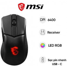 Chuột gaming không dây MSI Clutch GM31 Lightweight (màu đen) (S12-4300980-CLA)