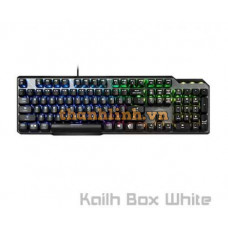 Bàn phím cơ gaming MSI Vigor GK50 Elite (Kailh Box White Switch) (Đen)