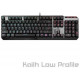 Bàn phím cơ gaming MSI Vigor GK50 Low Profile (Đen)