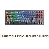 Bàn phím cơ Newmen GE87 (Outemou Box Brown Switch) (Đen)