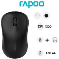 Chuột không dây bluetooth Rapoo M160 SILENT màu đen (101C-08H01-800)