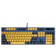 Bàn phím cơ gaming có dây Rapoo V500 Pro màu vàng xanh (Yellow Blue) (Blue switch)