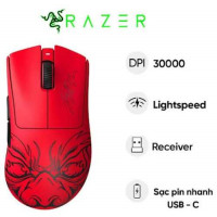 Chuột không dây Razer DeathAdder V3 Pro - Faker Edition (RZ01-04630400-R3M1)