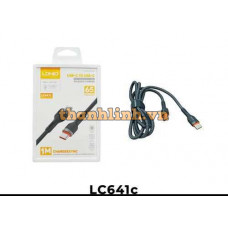 Cáp Type-C 65W Màu Xám Dài 1m LDNIO LC641C
