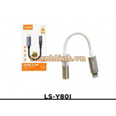 Cáp Lightning -> 3.5mm Màu Bạc Dài 0.13M LDNIO LS-Y80I
