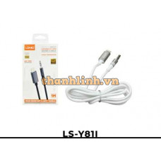 Cáp Lightning -> 3.5mm Màu Trắng Dài 1M LDNIO LS-Y81I
