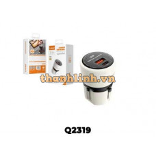 Cục Sạc 30W USB/Type-C Kèm Cáp Type-C Màu Sữa LDNIO Q2319