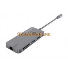 TYPE-C -> 2 USB 3.0 + USB 2.0 + HDMI + LAN + TF/SD LENOVO (C106GY)