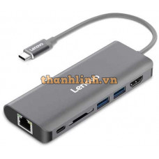 MULTIPORT HUB TYPE-C -> 2 USB 3.0 + HDMI + LAN + SD LENOVO (C109GY)
