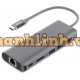 MULTIPORT HUB TYPE-C -> 2 USB 3.0 + HDMI + LAN + SD LENOVO (C109GY)