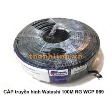 Cáp Truyền Hình RG6 100m WATASHI WCP069