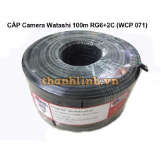 Cáp Cuộn Camera RG6+2C 100m WATASHI WCP071