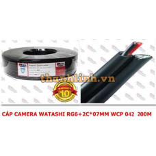Cáp Cuộn Camera RG6+2C 200m WATASHI WCP072