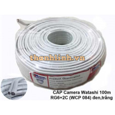 Cáp Cuộn Camera RG6+2C 100m WATASHI WCP084