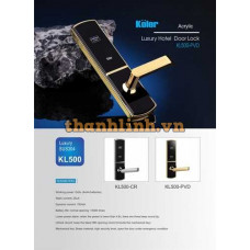 Khóa khách sạn Koler KL500-PVD