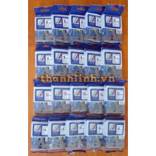 Nhãn siêu dính chữ đen nền vàng 9mmx8m KZE-S621