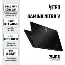 Laptop Acer Gaming Nitro V ANV15-51-75GS NH.QN8SV.005 (Intel Core i7-13620H |RTX 4050 6GB| 2*8GB | 512GB | 15.6 inch FHD | Win 11 | Black)