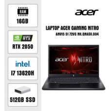 Laptop Acer Gaming Nitro V ANV15 51 72VS NH.QNASV.004