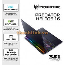 Laptop Acer Predator Helios 16 PH16-72-95ZM NH.QNZSV.008 (Intel Core i9-14900HX |RTX 4080| 32GB | 2TB | 16 inch 2K | Win 11 | Đen)