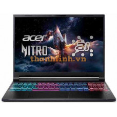Laptop Acer Gaming Nitro 16 AI ProPanel AN16S-61-R5F4 NH.QXFSV.001 (Ryzen AI 7 350 | RTX 5060 | 16" FHD+ IPS 180Hz 100% sRGB | Win 11 | Đen)