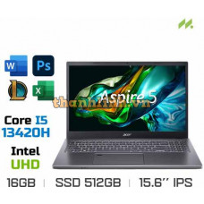 Laptop Acer Aspire 5 A515-58M-56YX NX.KQ8SV.005 (i5-13420H, UHD Graphics, Ram 16GB LPDDR5, SSD 512GB, 15.6 Inch IPS FHD)