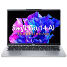 Laptop Acer Swift Go 14 SFG14-73-57FZ_NX.KSGSV.001 (Intel Core Ultra 5 125H | 16GB | 512GB | Intel Arc Graphics | 14 inch 2.8K OLED | Win 11 | Bạc)