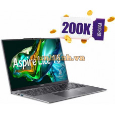 Laptop Acer Aspire Lite AL16-51P-72S2_NX.KX0SV.002 (Intel Core i7-1255U | 16GB | 512GB | 16 inch FHD+ | Win 11 | Bạc)