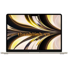 Laptop Apple Macbook Air MC7W4SA/A (Apple M2/8C CPU/8C GPU/16GB RAM/256GB SSD/13.6/Mac OS/Starlight) (2024)