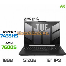 Laptop Gaming Asus TUF Gaming A16 Advantage Edition 2023 FA617NSR-RL100W (Ryzen 7 7435HS, RX 7600S 8GB, Ram 16GB DDR5, SSD 512GB, 16 Inch 144Hz FHD+, Win 11)