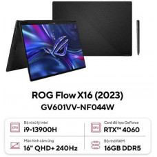 Laptop ASUS ROG Flow X16 GV601VV-NF044W (Intel Core i9-13900H |RTX 4060 8GB | 16GB | 1TB | 16 inch WQXGA 240Hz | Cảm ứng | Win 11 | Đen)