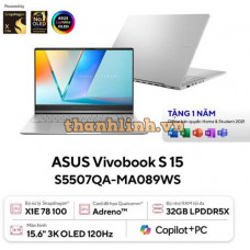 Laptop Asus Vivobook S 15 OLED S5507QA-MA089WS