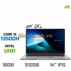 Laptop ASUS ExpertBook P1 P1403CVA-i5SE16-50W (i5-13500H, UHD Graphics, RAM 16GB DDR5, SSD 512GB, 14 Inch IPS FHD 60Hz)