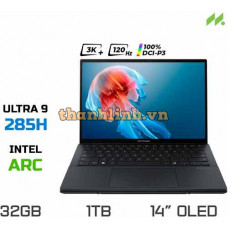 Laptop ASUS Zenbook Duo UX8406CA-PZ109WS (Ultra 9 285H, Arc Graphics, RAM 32GB LPDDR5X, SSD 1TB, 14 Inch 3K OLED 120Hz 100% DCI-P3)