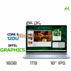 Laptop Dell Inspiron 16 5640 71053723 (Core 5 120U, Intel Graphics, RAM 16GB DDR5, SSD 1TB, 16 Inch IPS FHD+ 60Hz, Win 11/Office HS 21)