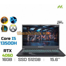 Laptop Gaming Gigabyte G5 KF5-53VN353SH (i5-13500H, RTX 4060 8GB, Ram 16GB DDR5, SSD 512GB, 15.6 Inch 144Hz FHD)