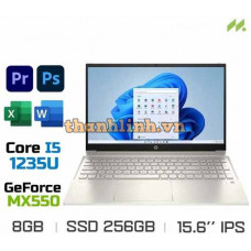 Laptop HP Pavilion 15-eg2064TX 7C0W8PA (i5-1235U, MX550 2GB, Ram 8GB DDR4, SSD 256GB, 15.6 Inch IPS FHD)