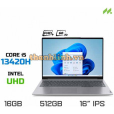 Laptop Lenovo Thinkbook 16 G6 IRL 21KH00Q1VN (i5-13420H, UHD Graphics, RAM 16GB DDR5, SSD 512GB, 16 Inch IPS WUXGA 60Hz)