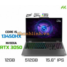 Laptop Gaming Lenovo LOQ 15IAX9 83DV012LVN (i5-13450HX, RTX 3050 6GB, RAM 12GB DDR5, SSD 512GB, 15.6 Inch IPS FHD 144Hz 100% sRGB, Win 11)