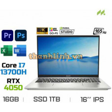 Laptop MSI Prestige 16 Studio A13VE-214VN (i7-13700H, RTX 4050 6GB, Ram 16GB LPDDR5, SSD 1TB, 16 Inch IPS 165Hz QHD+)