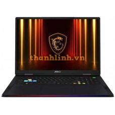 Laptop MSI Raider 18 HX AI A2XWIG-033VN (U9-285HX/64G/4TBSSD/18.0UHD+_MiniLED@120Hz/WL7/BT/4C/16G_RTX 5080/ALUp/W11SL/RGB_PK_KB/Đen/3Y+Balo)