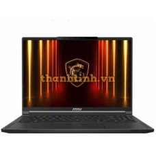 Laptop MSI Stealth A16 AI+ A3XWFG-018VN (AI 9 HX 370/32GB/1TB SSD/GeForce RTX5060 8GB/16QHD+ OLED 240hz/Win11/Đen)