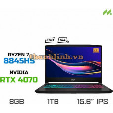 Laptop Gaming Katana A15 AI B8VG-465VN 20th Edition (Ryzen 7 8845HS, RTX 4070 8GB, RAM 8GB DDR5, SSD 1TB, 15.6 Inch IPS FHD 144Hz)